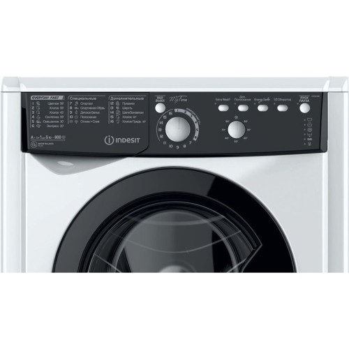 Стиральная машина INDESIT EWSB 5085 BK CIS класс: A загр.фронтальная макс.:5кг белый