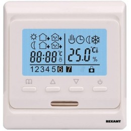 REXANT Терморегулятор с дисплеем и автоматическим программированием /R51XT/ 51-0532