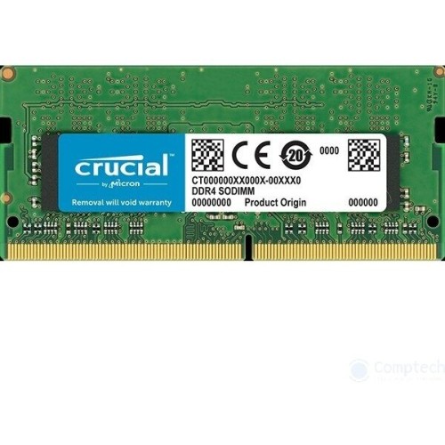 Модуль памяти Crucial DRAM 8GB DDR4 3200 MT/s (PC4-25600) CL22 SR x8 Unbuffered SODIMM 260pin, EAN: 649528790095.(RCISCT8G4SFS832A)(CT8G4SFS832A)