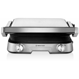 Гриль BRAYER BR2001 2000 Вт, съем двухс., 31*26 см, регул высот,  мет корп., поддон, 180