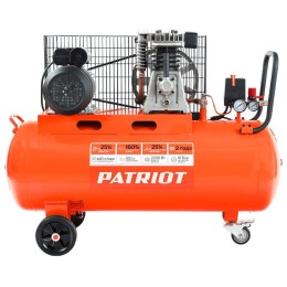 Компрессор поршневой Patriot PTR 100-440I масляный 440л/мин 100л 2200Вт оранжевый