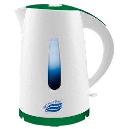 Электрочайник ВЕЛИКИЕ РЕКИ Томь-1 белый/зеленый