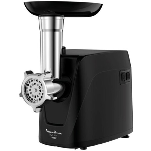 Мясорубка MOULINEX ME112832 1600Вт черный/серебристый