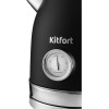 Электрочайник KITFORT КТ-6102-1 черный с серебром