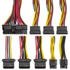 Блок питания 400W ExeGate 400NPXE(+PFC), ATX, PC, black,12cm fan, 24p+4p, 6/8p PCI-E, 3*SATA, 2*IDE, FDD + кабель 220V в комплекте