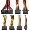 Блок питания 400W ExeGate AB400, ATX, PC, 8cm fan, 24p+4p, 3*SATA, 2*IDE, FDD + кабель 220V в комплекте