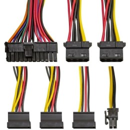 Блок питания 400W ExeGate AB400, ATX, PC, 8cm fan, 24p+4p, 3*SATA, 2*IDE, FDD + кабель 220V в комплекте