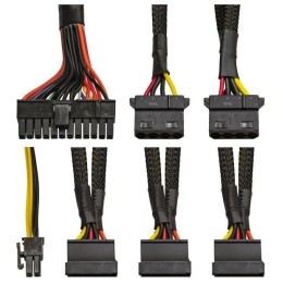 Блок питания 400W ExeGate XP400, ATX, PC, black, 12cm fan, 24p+4p, 3*SATA, 2*IDE, FDD + кабель 220V в комплекте