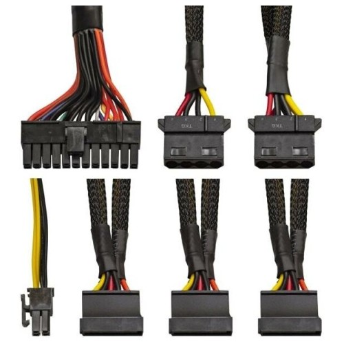 Блок питания 400W ExeGate XP400, ATX, PC, black, 12cm fan, 24p+4p, 3*SATA, 2*IDE, FDD + кабель 220V в комплекте