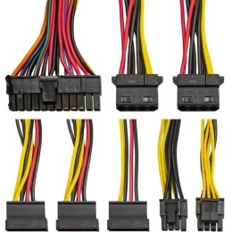 Блок питания 450W ExeGate AB450, ATX, PC, 8cm fan, 24p+4p, 3*SATA, 2*IDE, FDD + кабель 220V в комплекте