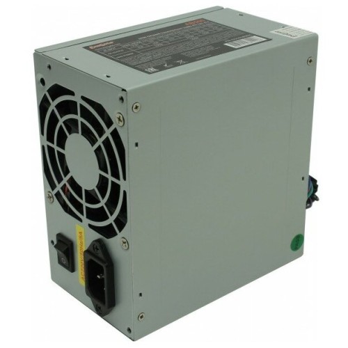 Блок питания 500W ExeGate AB500, ATX, PC, 8cm fan, 24p+4p, 3*SATA, 2*IDE, FDD + кабель 220V в комплекте