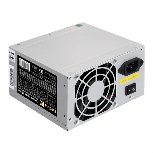 Блок питания 550W ExeGate AB550, ATX, PC, 8cm fan, 24p+4p, 3*SATA, 2*IDE, FDD + кабель 220V в комплекте