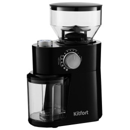 Кофемолка KITFORT КТ-741 200 Вт.Ёмкость для молотого кофе 100 г.Ёмкость резервуара 230 г