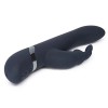 Тёмно-синий вибратор Oh My USB Rechargeable Rabbit Vibrator - 25,4 см.