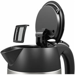 Электрочайник BOSCH TWK3P420 1.7л. 2400Вт черный (корпус: нержавеющая сталь)