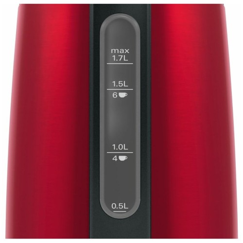 Электрочайник BOSCH TWK3P424 1.7л. 2400Вт красный (корпус: нержавеющая сталь)
