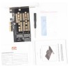 Адаптер AgeStar AS-MC02  PCI-E для M.2 SATA SSD+M.2 NVME SSD Card