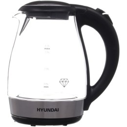 Электрочайник HYUNDAI HYK-G2030 1.7л. 2200Вт черный (корпус: стекло)