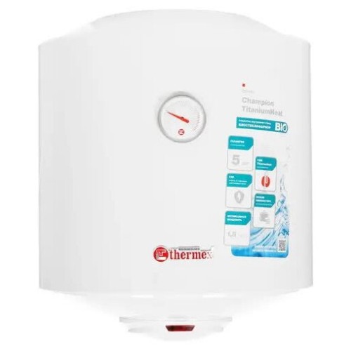 Водонагреватель THERMEX Champion TitaniumHeat 50 V 1.5кВт 50л электрический настенный/белый