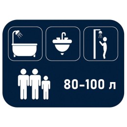 Водонагреватель THERMEX Champion TitaniumHeat 80 V 1.5кВт 80л электрический настенный/белый