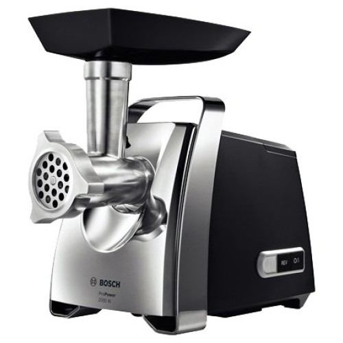 Мясорубка BOSCH MFW67440 2000Вт черный/серебристый
