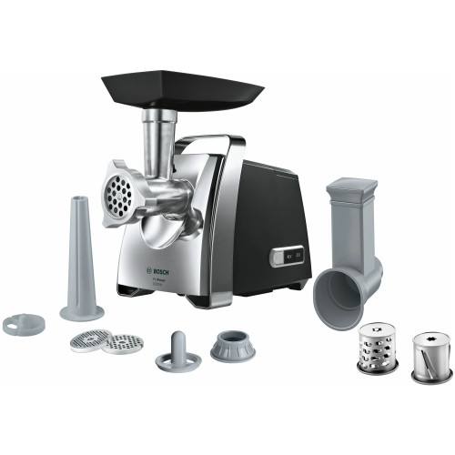 Мясорубка BOSCH MFW67440 2000Вт черный/серебристый
