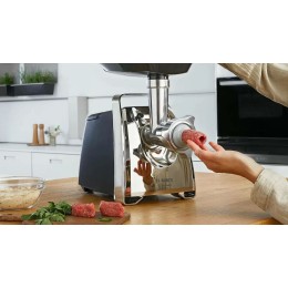 Мясорубка BOSCH MFW67440 2000Вт черный/серебристый