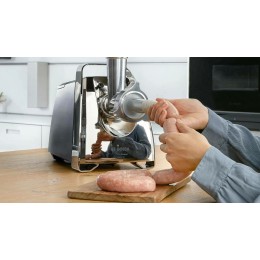 Мясорубка BOSCH MFW67440 2000Вт черный/серебристый