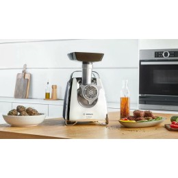 Мясорубка BOSCH MFW67440 2000Вт черный/серебристый