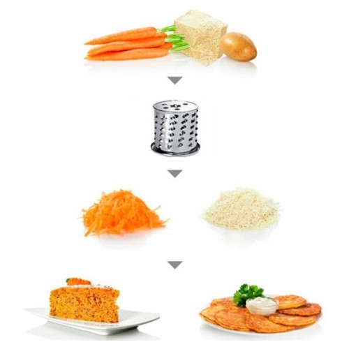 Мясорубка BOSCH MFW67440 2000Вт черный/серебристый