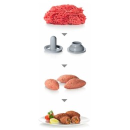 Мясорубка BOSCH MFW67440 2000Вт черный/серебристый