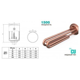 Накопительный электрический водонагреватель Timberk SWH RE17 80 V