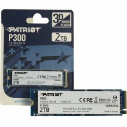 Твердотельный накопитель SSD M.2 Patriot 1Tb P300 (PCI-E 3.0 x4, up to 2100/1650MBs, 290000 IOPs, 3D TLC, SMI2263XT, TBW 320Tb, 22х80mm)