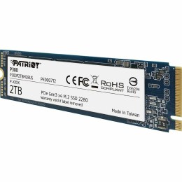 Твердотельный накопитель SSD M.2 Patriot 1Tb P300 (PCI-E 3.0 x4, up to 2100/1650MBs, 290000 IOPs, 3D TLC, SMI2263XT, TBW 320Tb, 22х80mm)