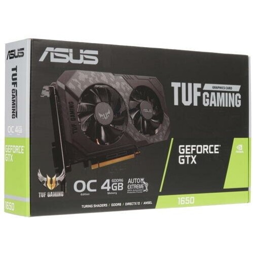 Видеокарта TUF-GTX1650-O4GD6-GAMING /GTX1650,DVI,HDMI,DP,4G,D6