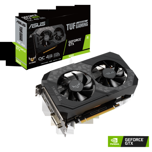 Видеокарта TUF-GTX1650-O4GD6-GAMING /GTX1650,DVI,HDMI,DP,4G,D6