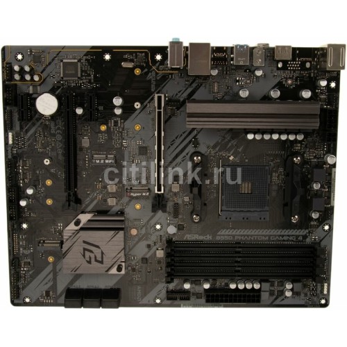 Плата материнская Asrock B550 PHANTOM GAMING 4, AM4, AMD B550, ATX, BOX