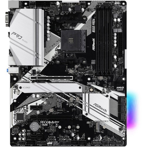 Плата материнская Asrock Asrock B550 PRO4, AM4, AMD B550, ATX, BOX