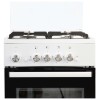 Газовая плита DE LUXE 5040.42г(кр)чр белый