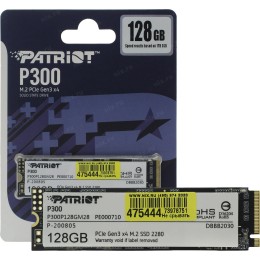 Жесткий диск SSD Patriot M.2 2280 128GB P300P128GM28 PATRIOT