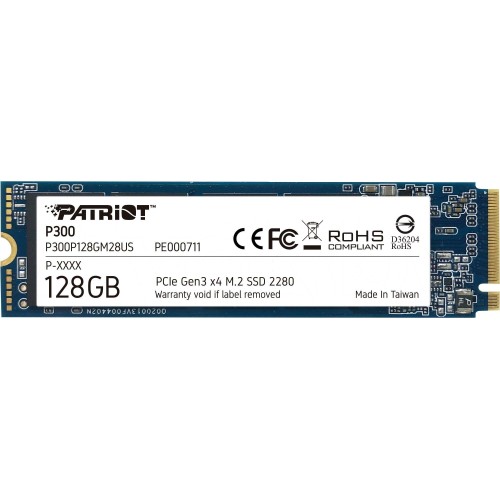 Жесткий диск SSD Patriot M.2 2280 128GB P300P128GM28 PATRIOT