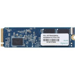 Накопитель SSD M.2 2280 500GB Apacer AS2280Q4 Client SSD AP500GAS2280Q4-1 PCIe Gen4x4 with NVMe, 5000/2500, IOPS 750K, MTBF 1.5M, 3D TLC, 850TBW, 1.7DWPD, Kit Heatsink and mount, NVMe 1.3, RTL