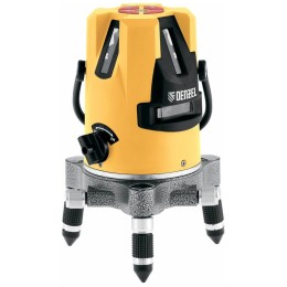 Лазерный уровень DENZEL LX3, 10м, ±0,3мм/1м, 635нм, 35070