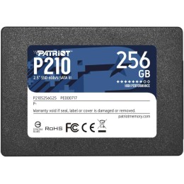 SSD накопитель Patriot 2.5" 256GB P210 <P210S256G25> (SATA3, up to 500/400Mbs, 3D TLC, 7mm)