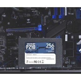 SSD накопитель Patriot 2.5" 256GB P210 <P210S256G25> (SATA3, up to 500/400Mbs, 3D TLC, 7mm)