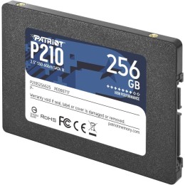 SSD накопитель Patriot 2.5" 256GB P210 <P210S256G25> (SATA3, up to 500/400Mbs, 3D TLC, 7mm)