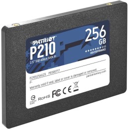 SSD накопитель Patriot 2.5" 256GB P210 <P210S256G25> (SATA3, up to 500/400Mbs, 3D TLC, 7mm)