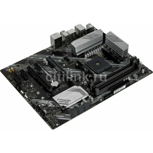 Материнская плата Asus PRIME B550-PLUS Soc-AM4 AMD B550 4xDDR4 ATX AC`97 8ch(7.1) GbLAN RAID+HDMI+DP