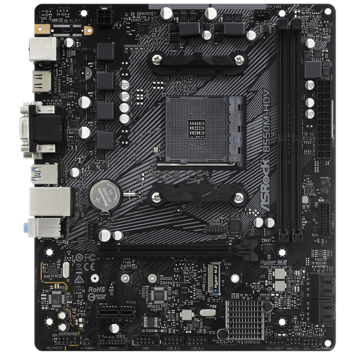 Материнская плата Asrock B550M-HDV Soc-AM4 AMD B550 2xDDR4 mATX AC`97 8ch(7.1) GbLAN RAID+VGA+DVI+HDMI
