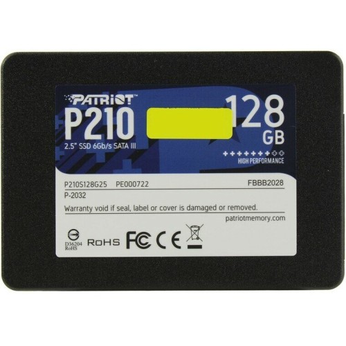 Накопитель SSD Patriot SATA III 128Gb P210S128G25 P210 2.5"